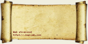 Isidora Milijić vizit kartica